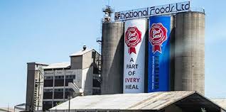 National Foods down 3 pct